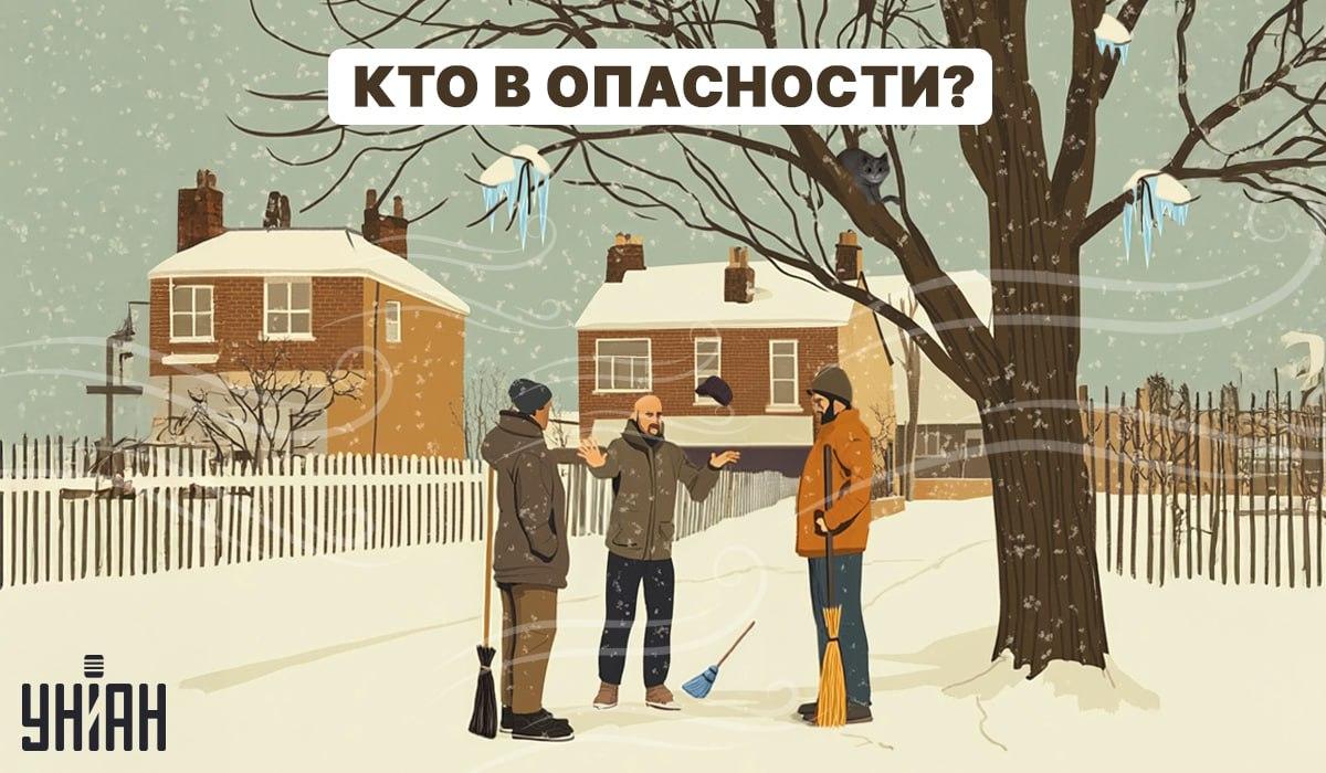 Det er nødvendig å raskt forstå hvilken av vaktmesterne som er i fare / Moje collage